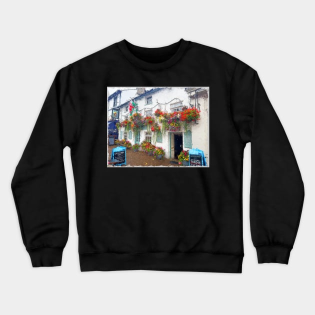 Welsh Public House Crewneck Sweatshirt by Graz-Photos